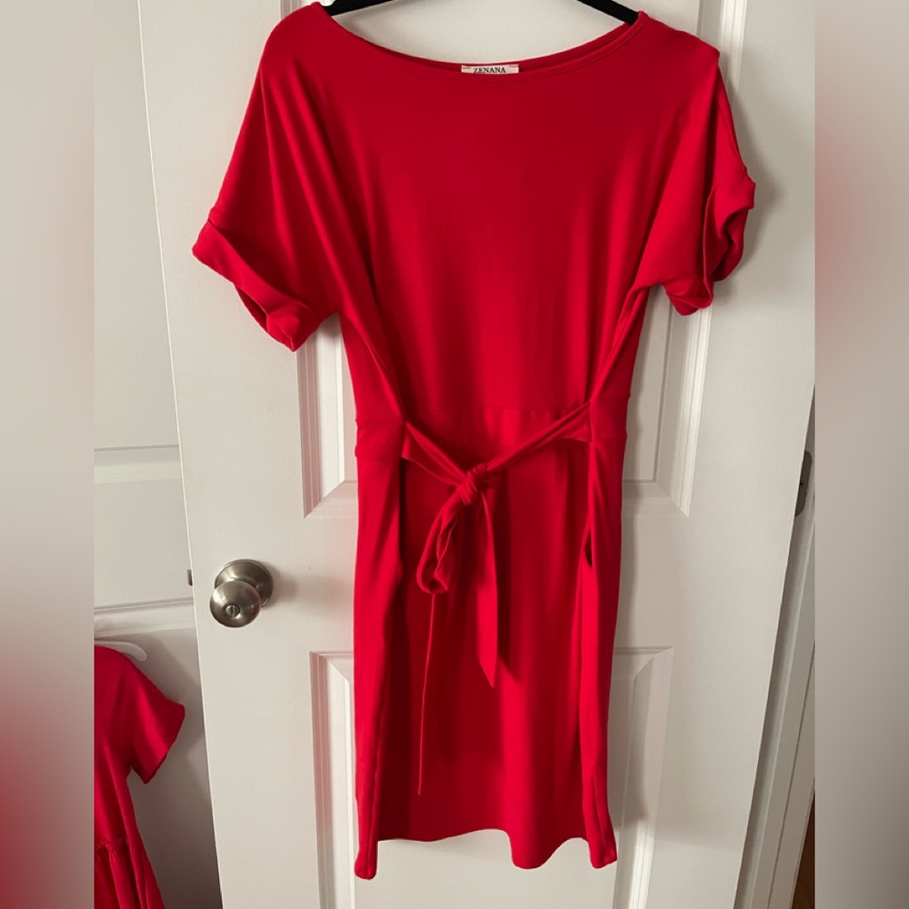 Ladies Medium Red dress